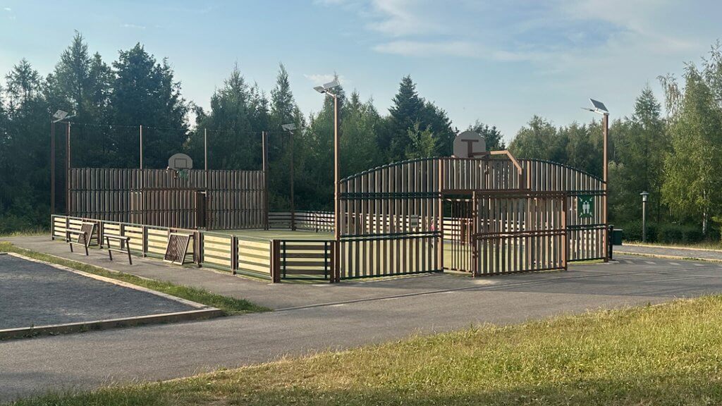 Streetsoccer-Feld im Center Parcs Les Trois Forêts